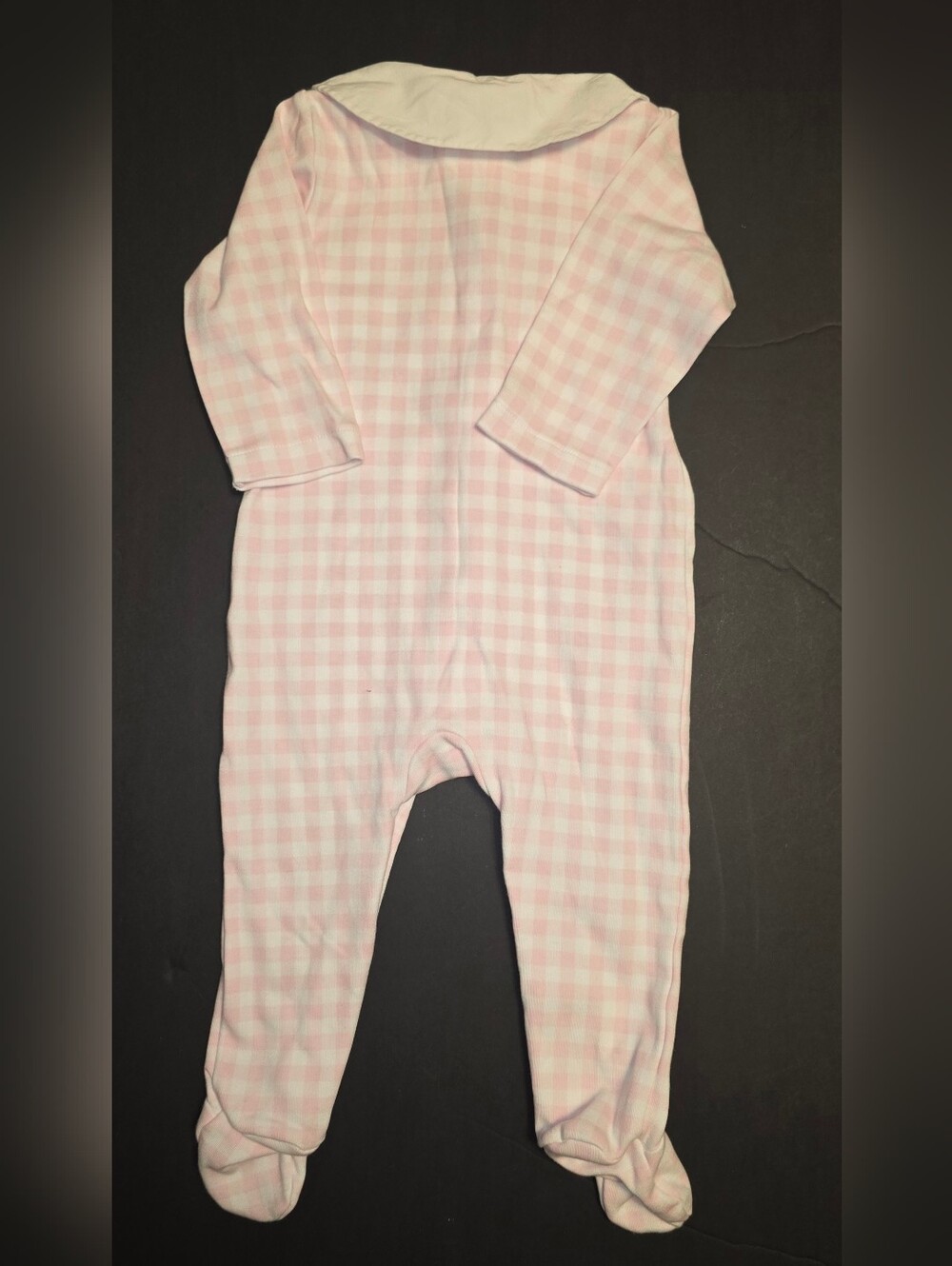 Jacadi Pink Gingham Footed One-Piece-6 Months NWOT - Picture 8 of 8